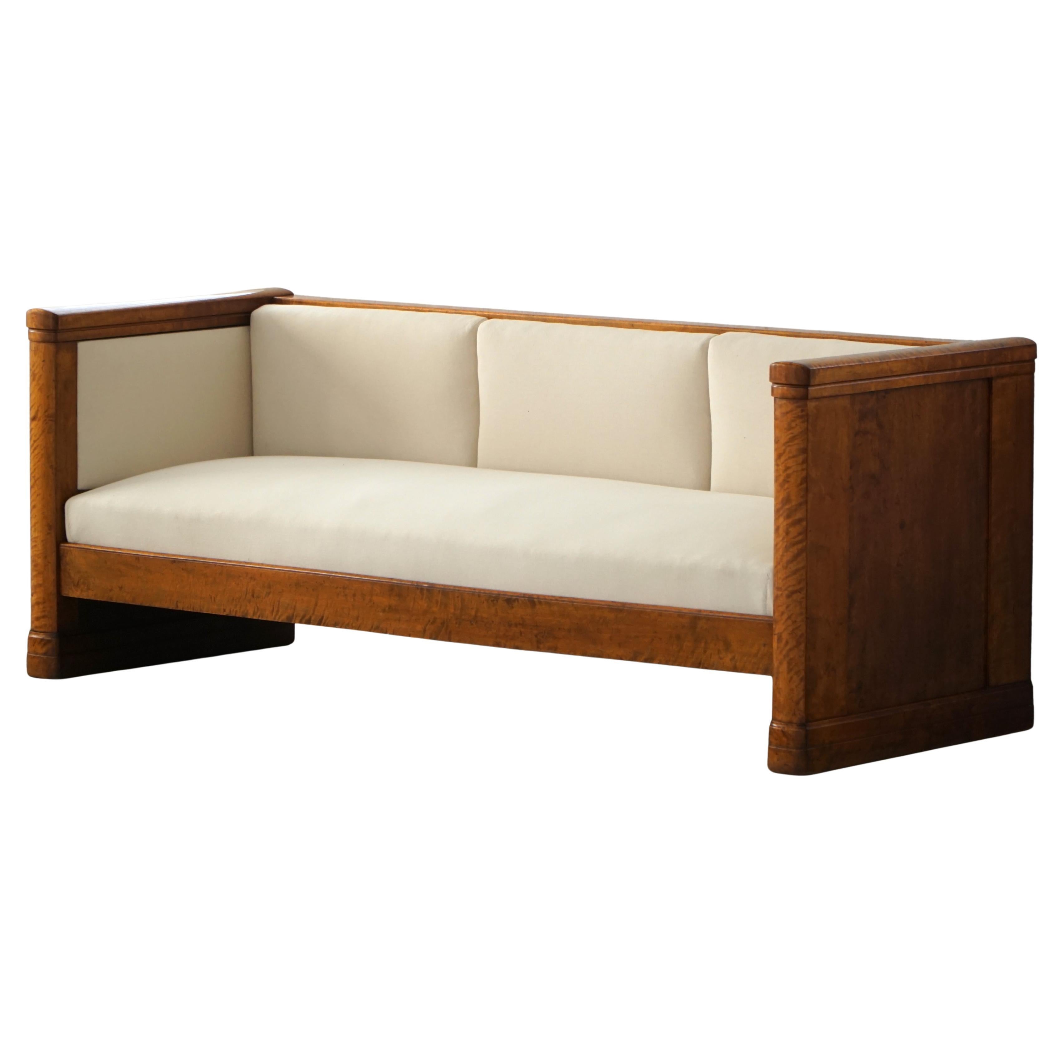 Early 20th Century, Freestanding "Karl Johan" Style Sofa, Swedish Modern For Sale