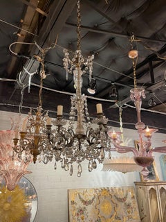Early 20th Century French 5-Light Chandelier