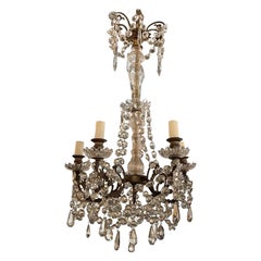 Early 20th Century French 5-Light Chandelier