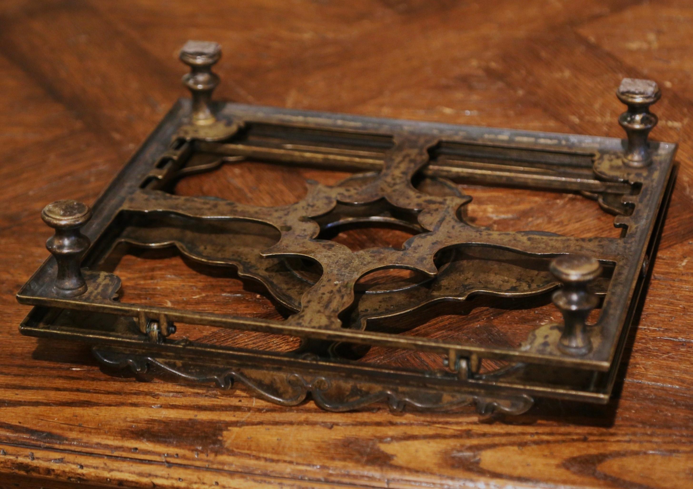 Early 20th Century French Adjustable Bronze Table Book Stand or Music Holder 5