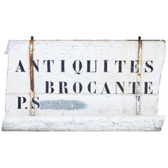 Early 20th Century French Antique Street Shop Sign