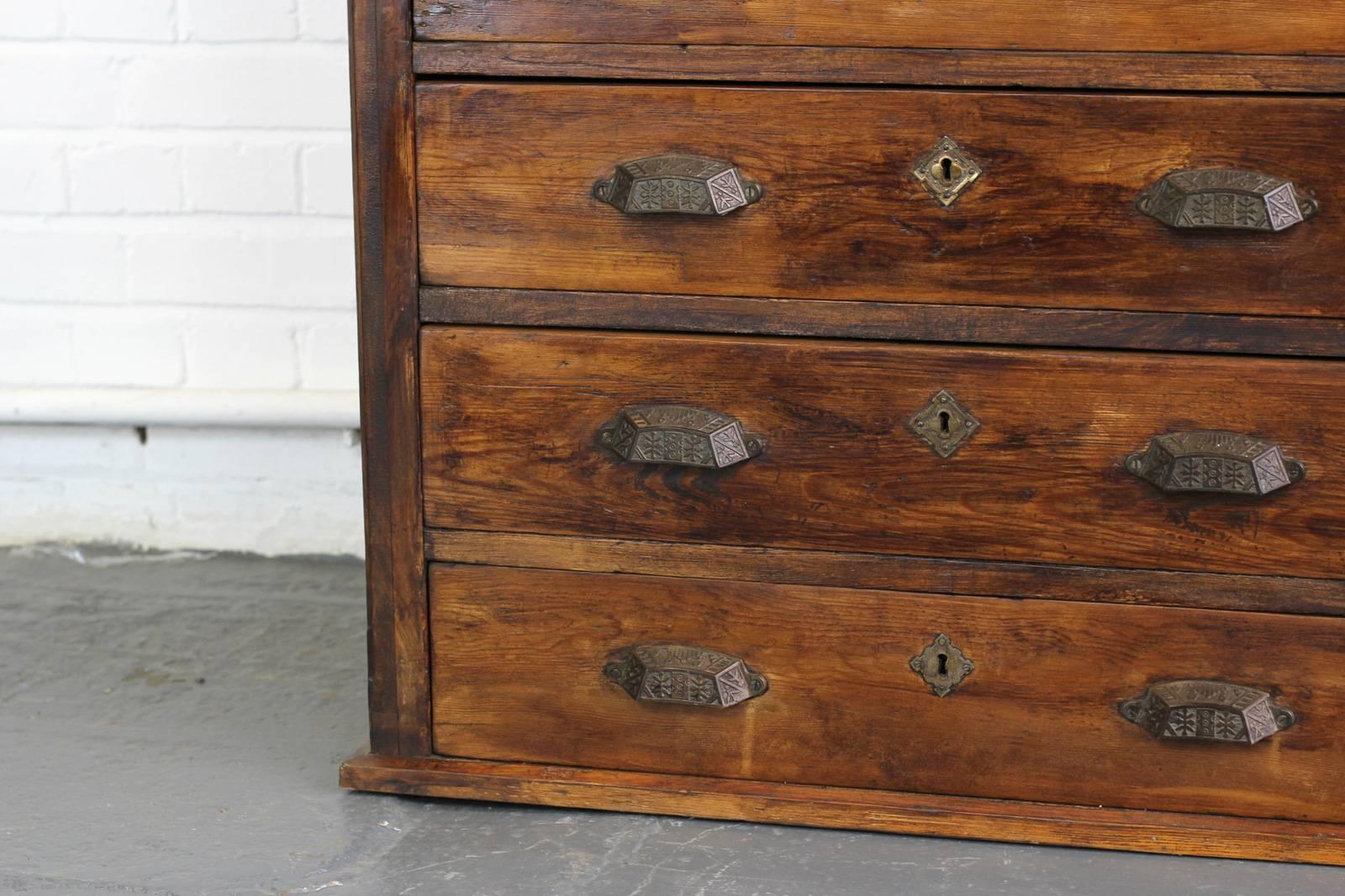 Early 20th Century French Apothecary Drawers, circa 1900 2