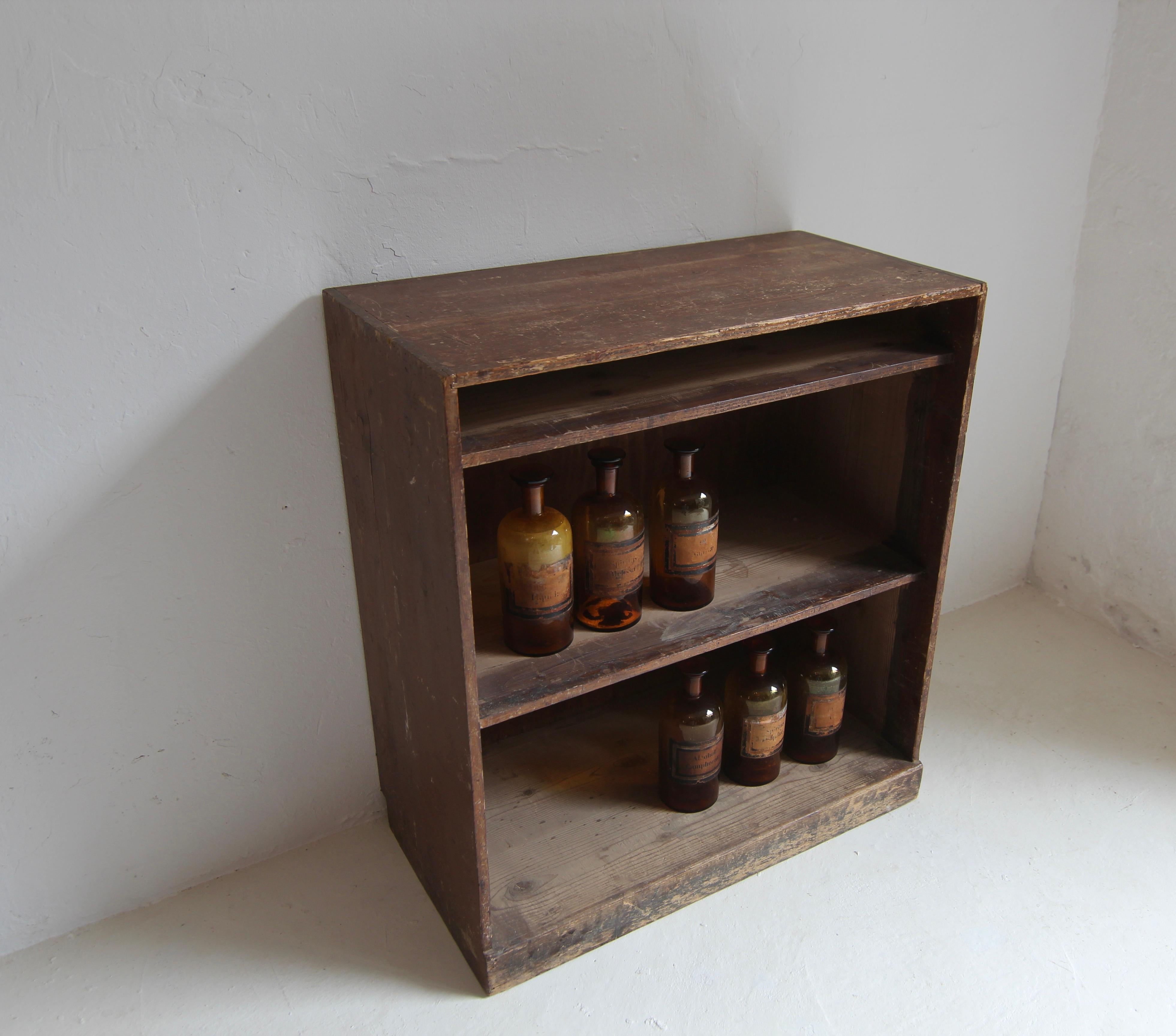 Ensemble de 6 pots d'apothicaire en verre français du début du 20e siècle en vente 12