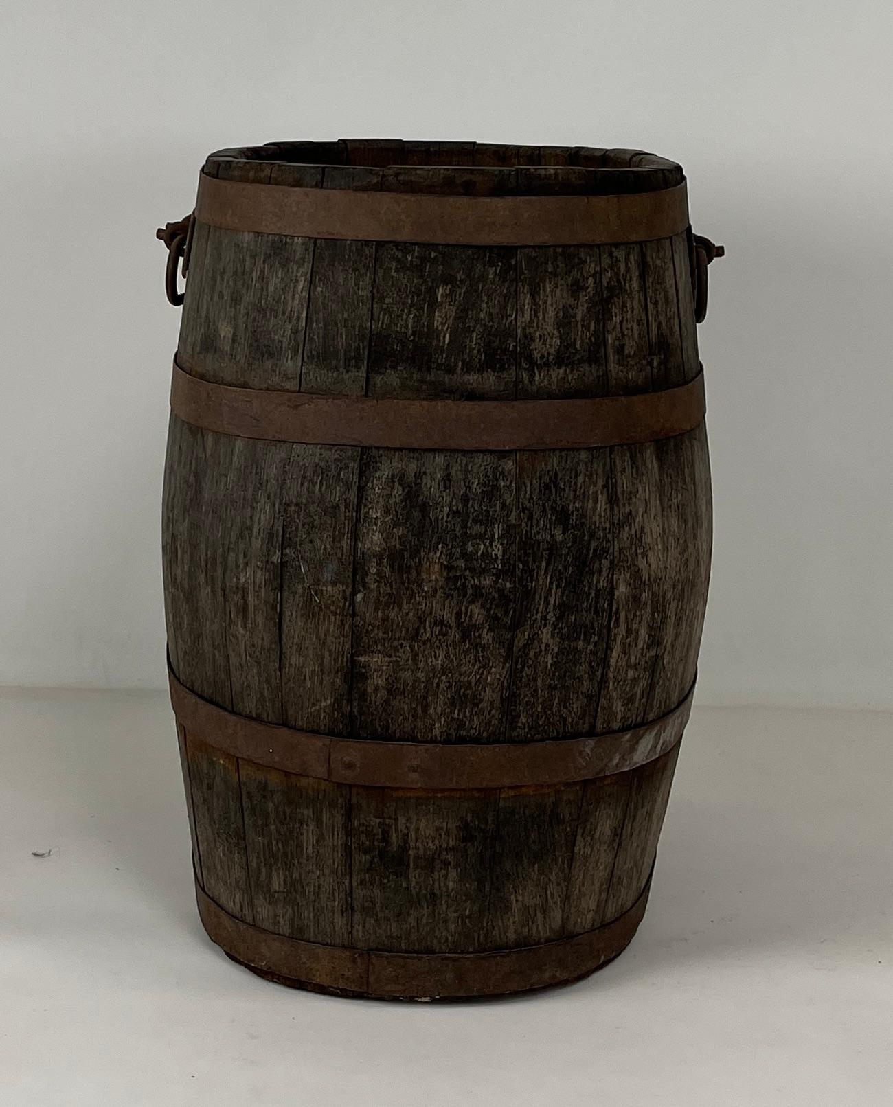 Early 20th Century French Apple Harvesting Barrel For Sale 5