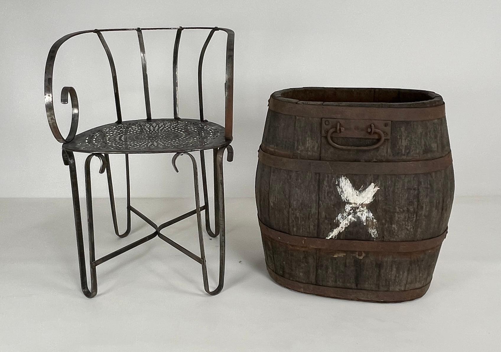 Early 20th Century French Apple Harvesting Barrel For Sale 2