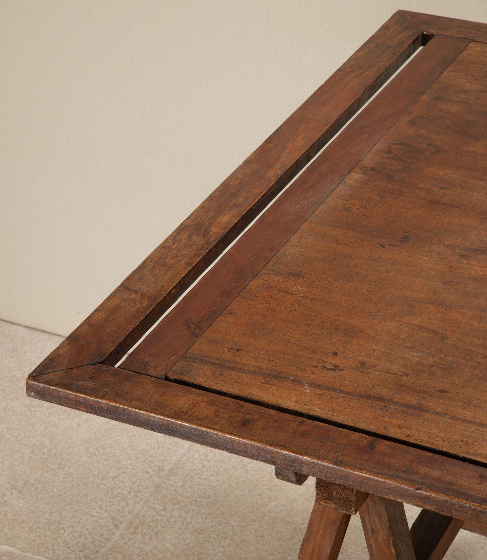 Bois Table d'architecte française du début du 20e siècle en vente