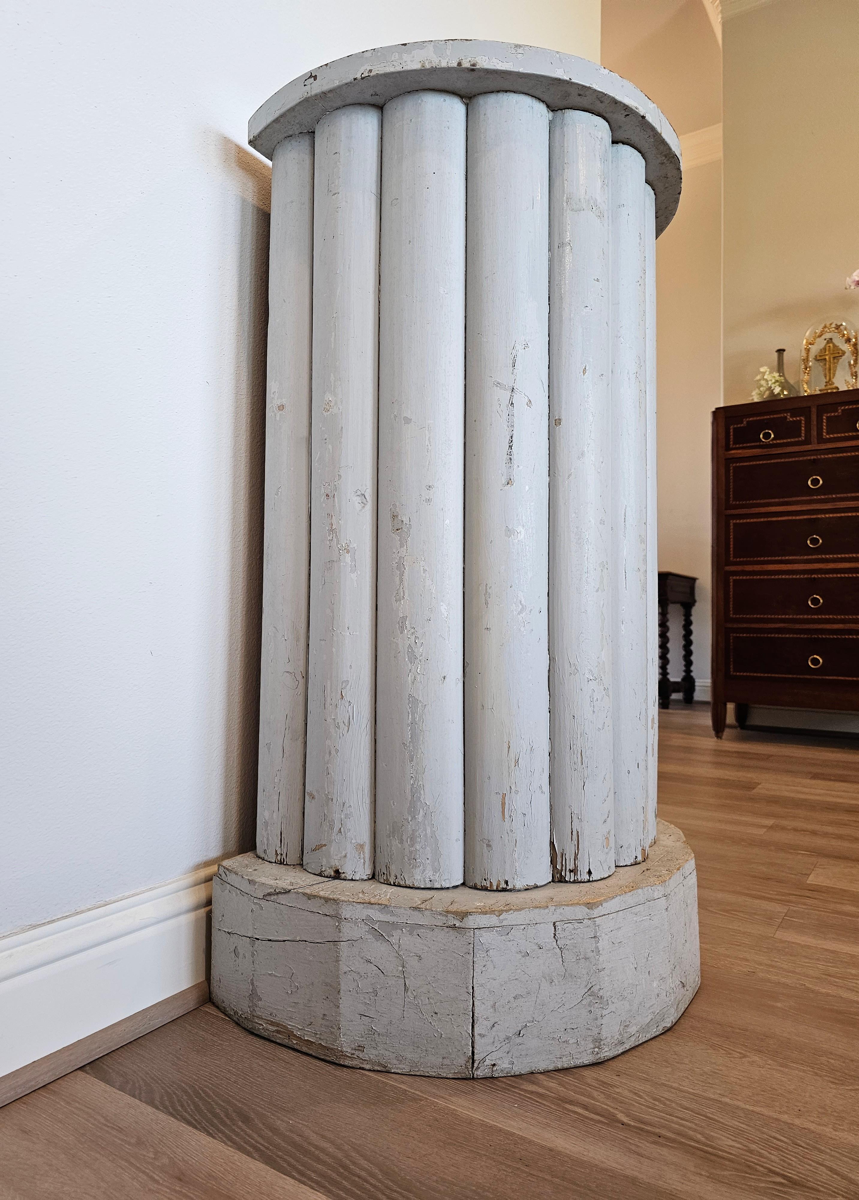 Early 20th Century French Architectural Column Pedestal For Sale 4