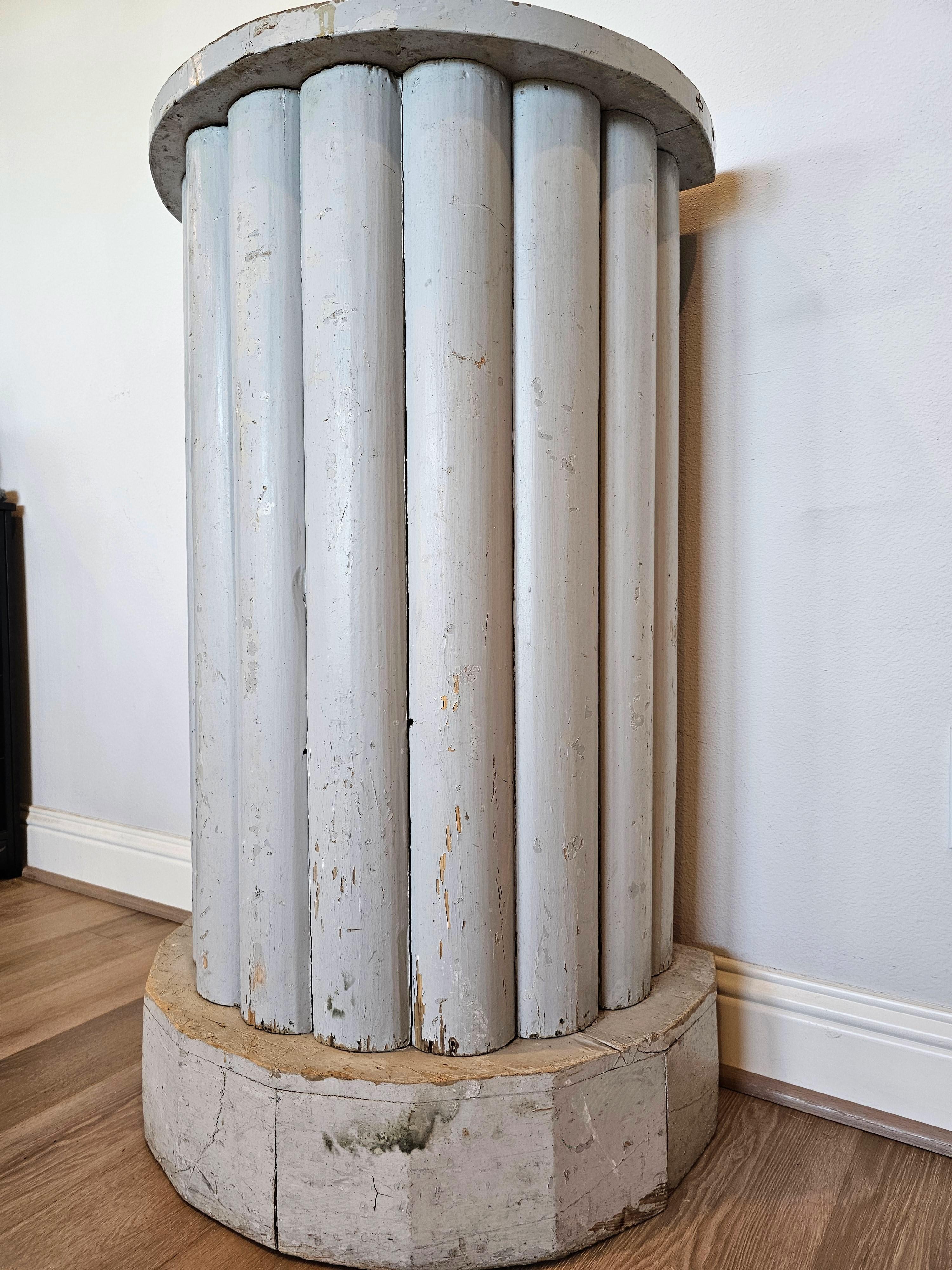Early 20th Century French Architectural Column Pedestal For Sale 5