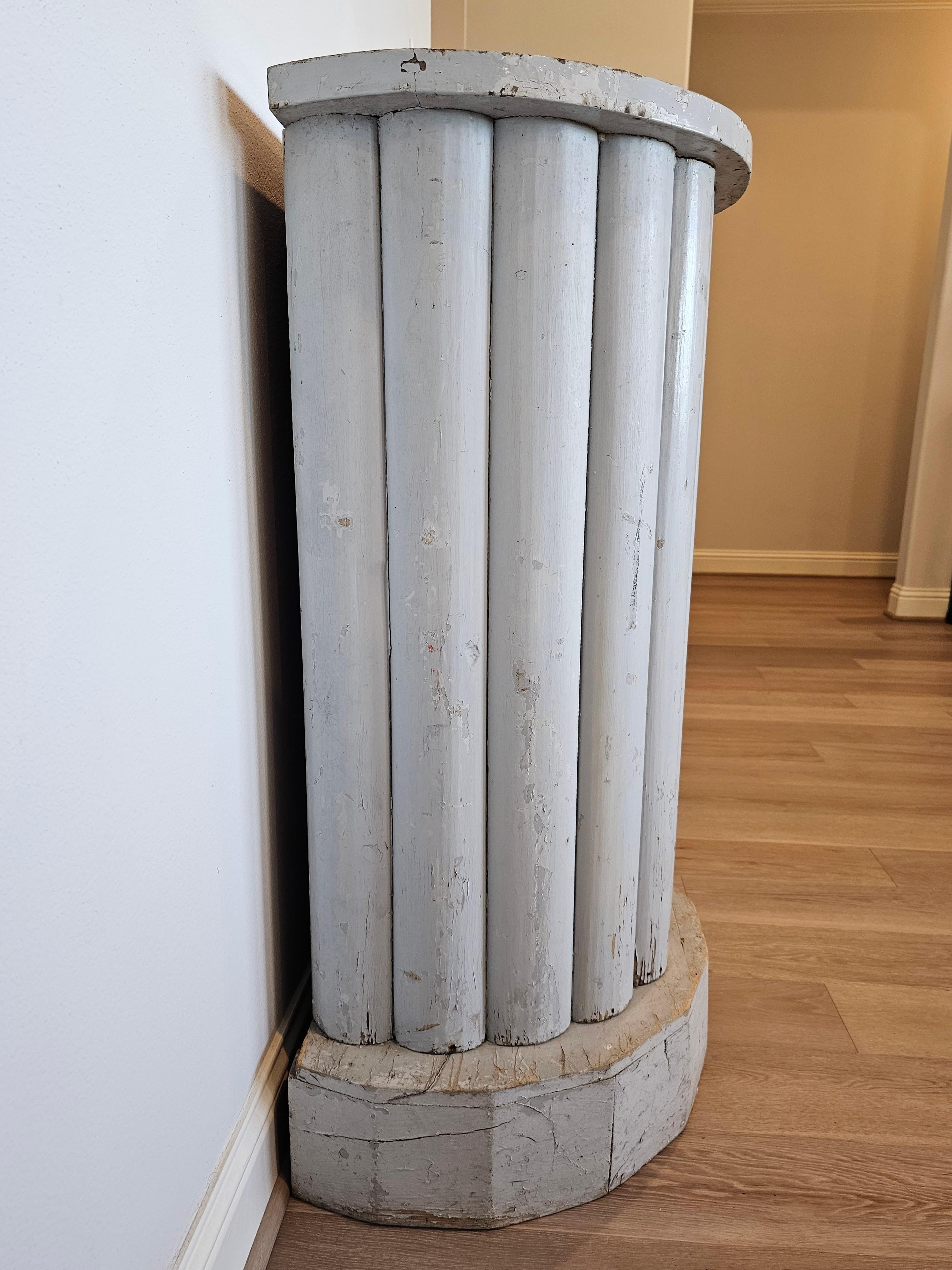 Early 20th Century French Architectural Column Pedestal For Sale 6