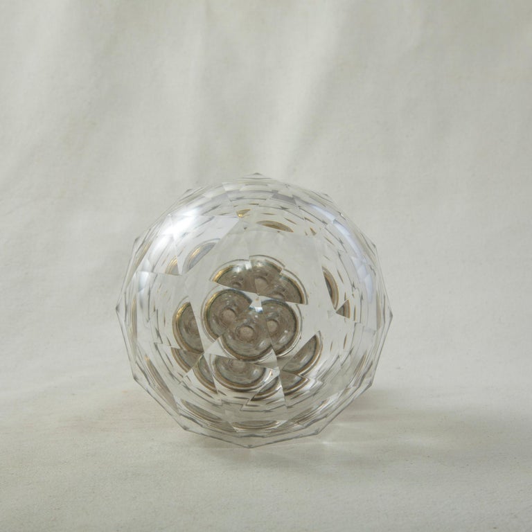 Early 20th Century French Art Deco Period Crystal and Brass Staircase Finial at 1stDibs period