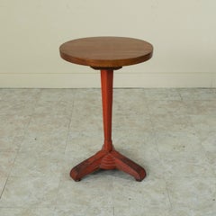 Early 20th Century French Art Deco Period Iron Bistro Table or Cafe Table