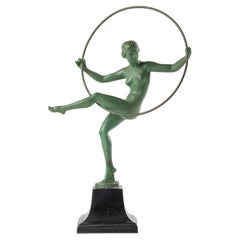 Sculpture Art déco française du début du XXe siècle par Marcel Bouraine