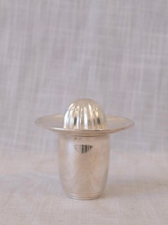 Early 20th Century French Art Deco Silver-Plated Citrus Juicer