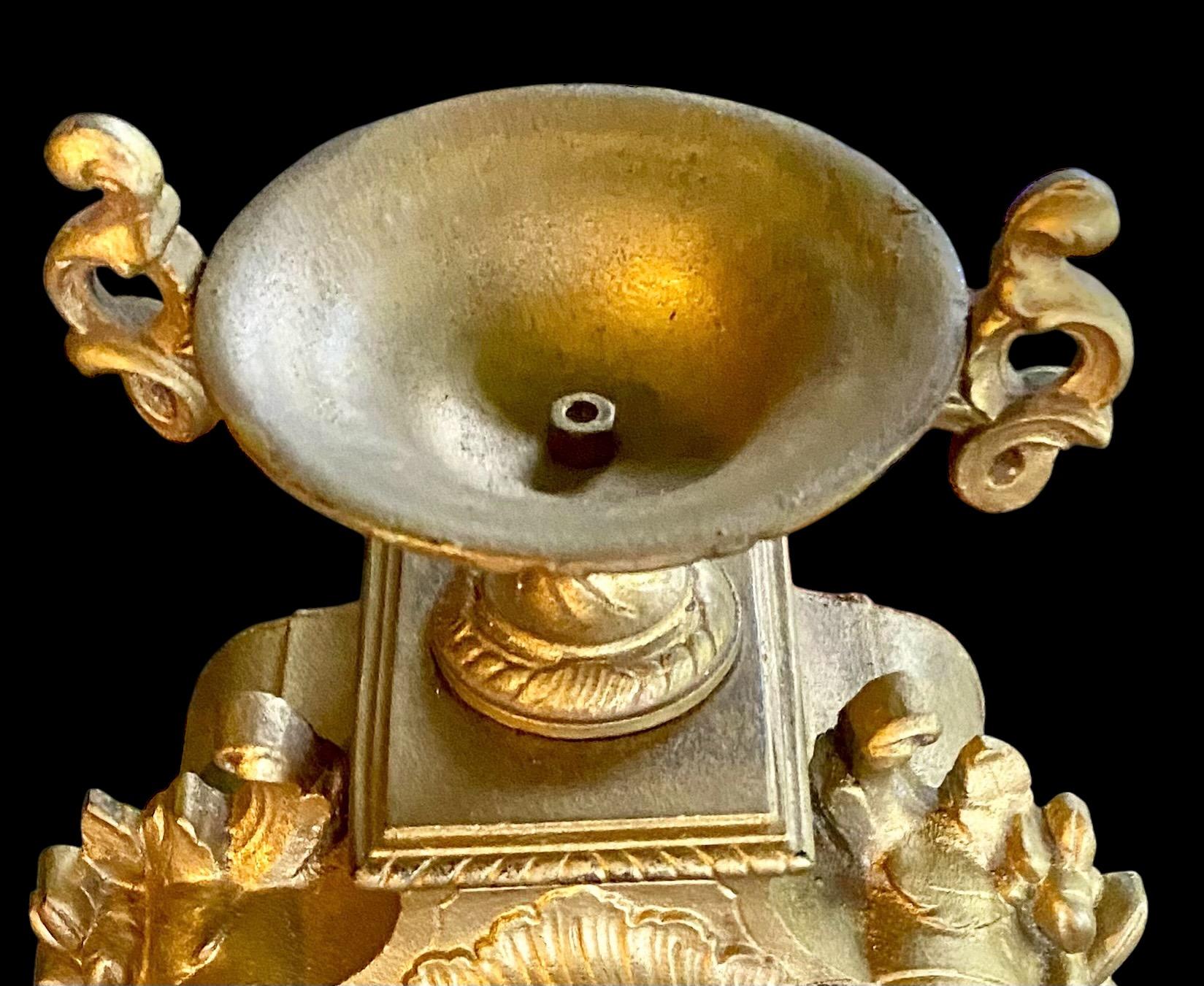 Early 20th Century French Art Nouveau Mantle Clock 8