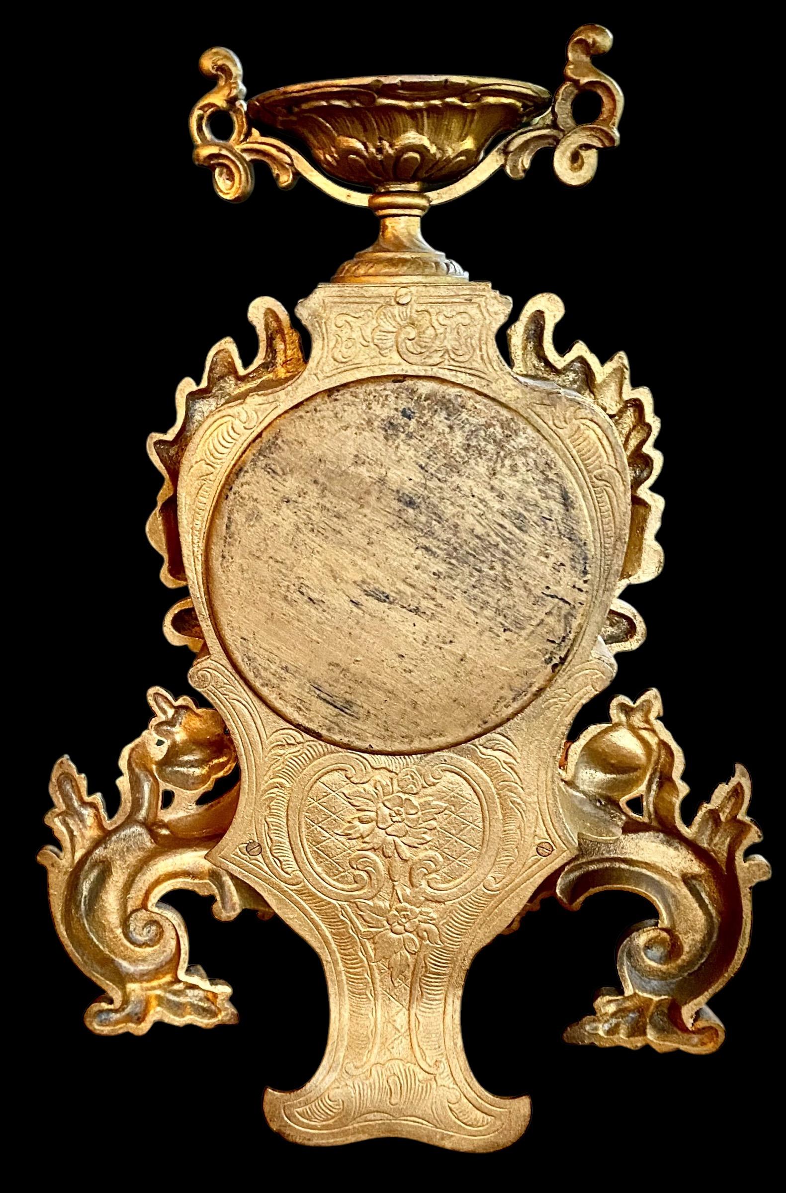 Early 20th Century French Art Nouveau Mantle Clock 10