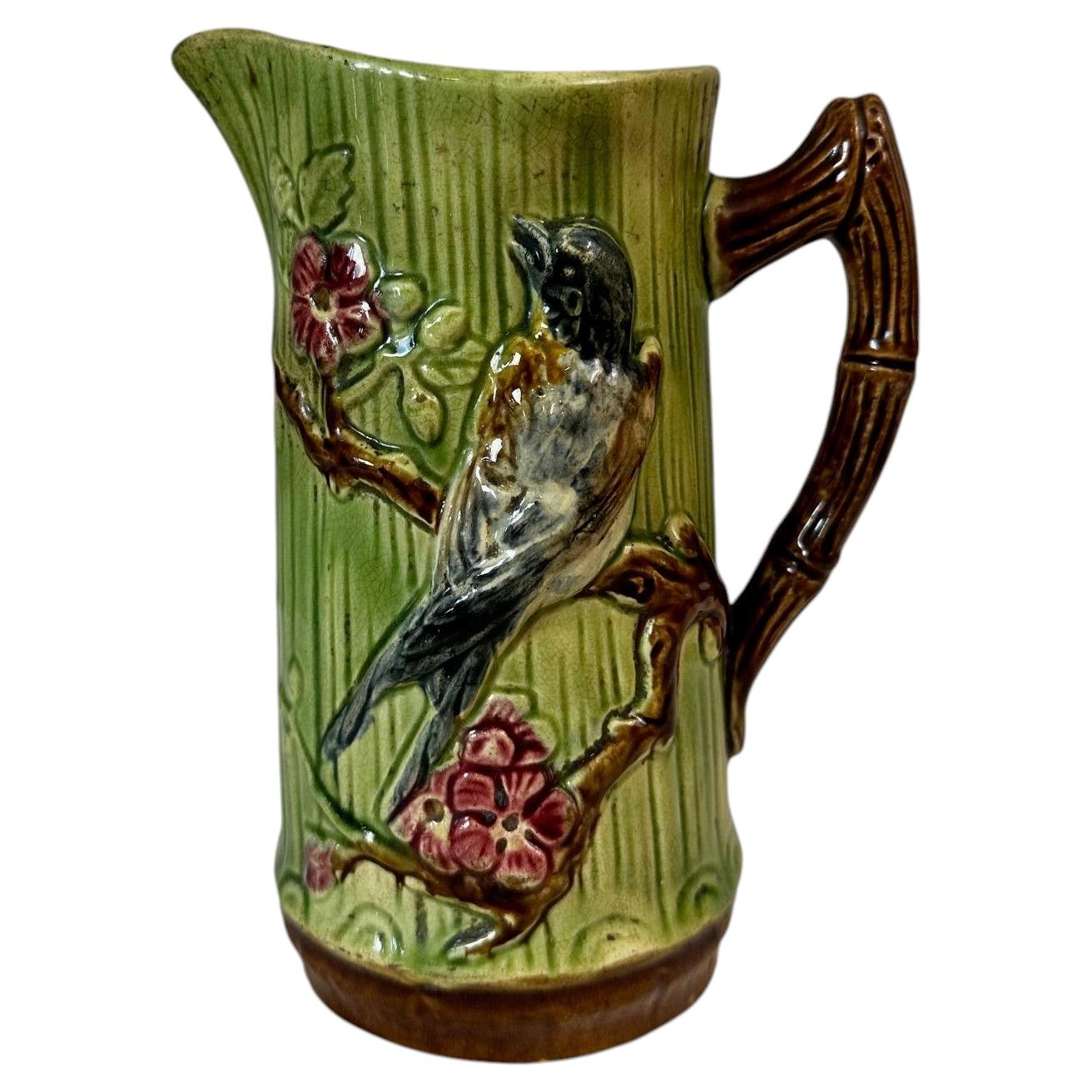 Early 20th century French Art nouveau Onnaing Earthenware Pitcher, 1900s