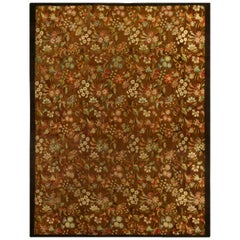 Early 20th Century French Aubusson Re-sized Rug