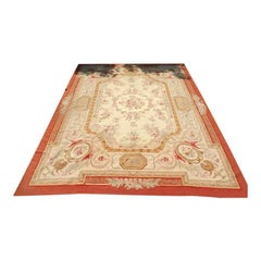 Early 20th Century French Aubusson Carpet Rug