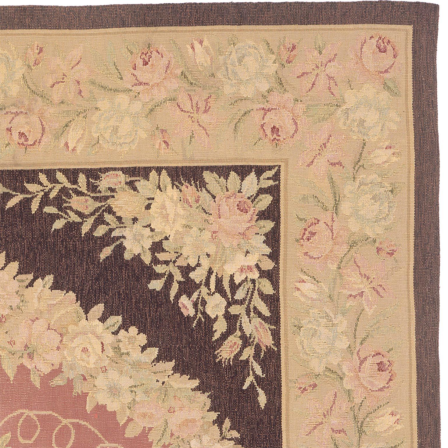 Hand-Woven Early-20th Century, French, Aubusson Rug For Sale