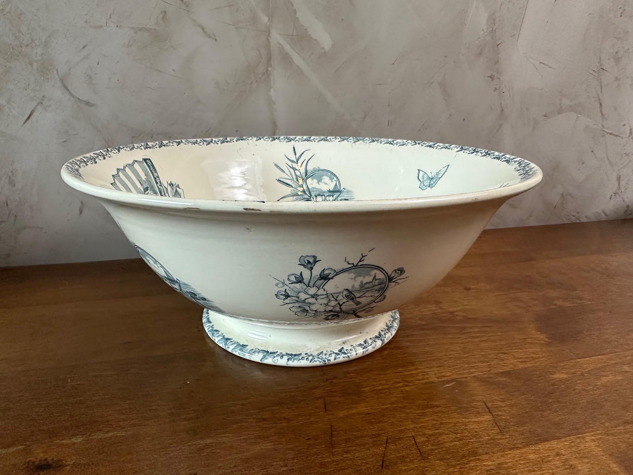 Ensemble Badonviller français du début du 20e siècle de 45 vaisselle en faïence, années 1900 en vente 6