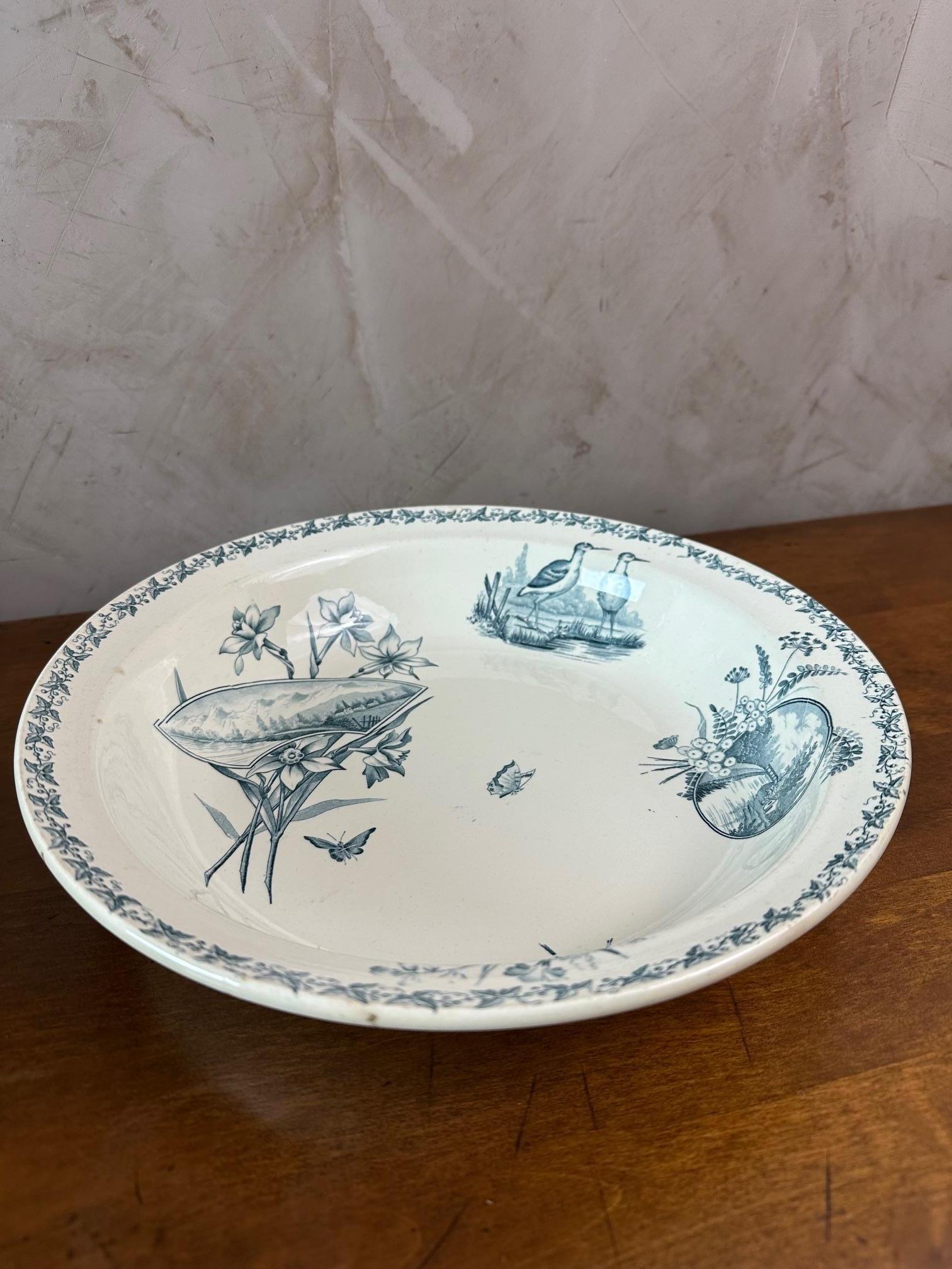 Ensemble Badonviller français du début du 20e siècle de 45 vaisselle en faïence, années 1900 en vente 8