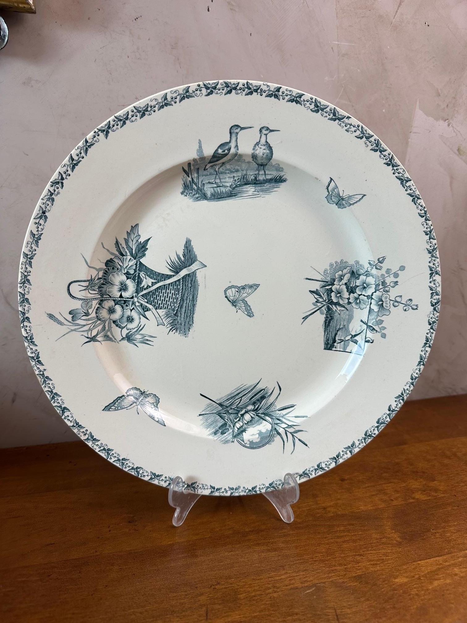 Ensemble Badonviller français du début du 20e siècle de 45 vaisselle en faïence, années 1900 en vente 9