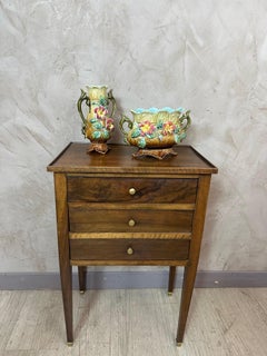 Early 20th century French Barbotine Vase, 1900s