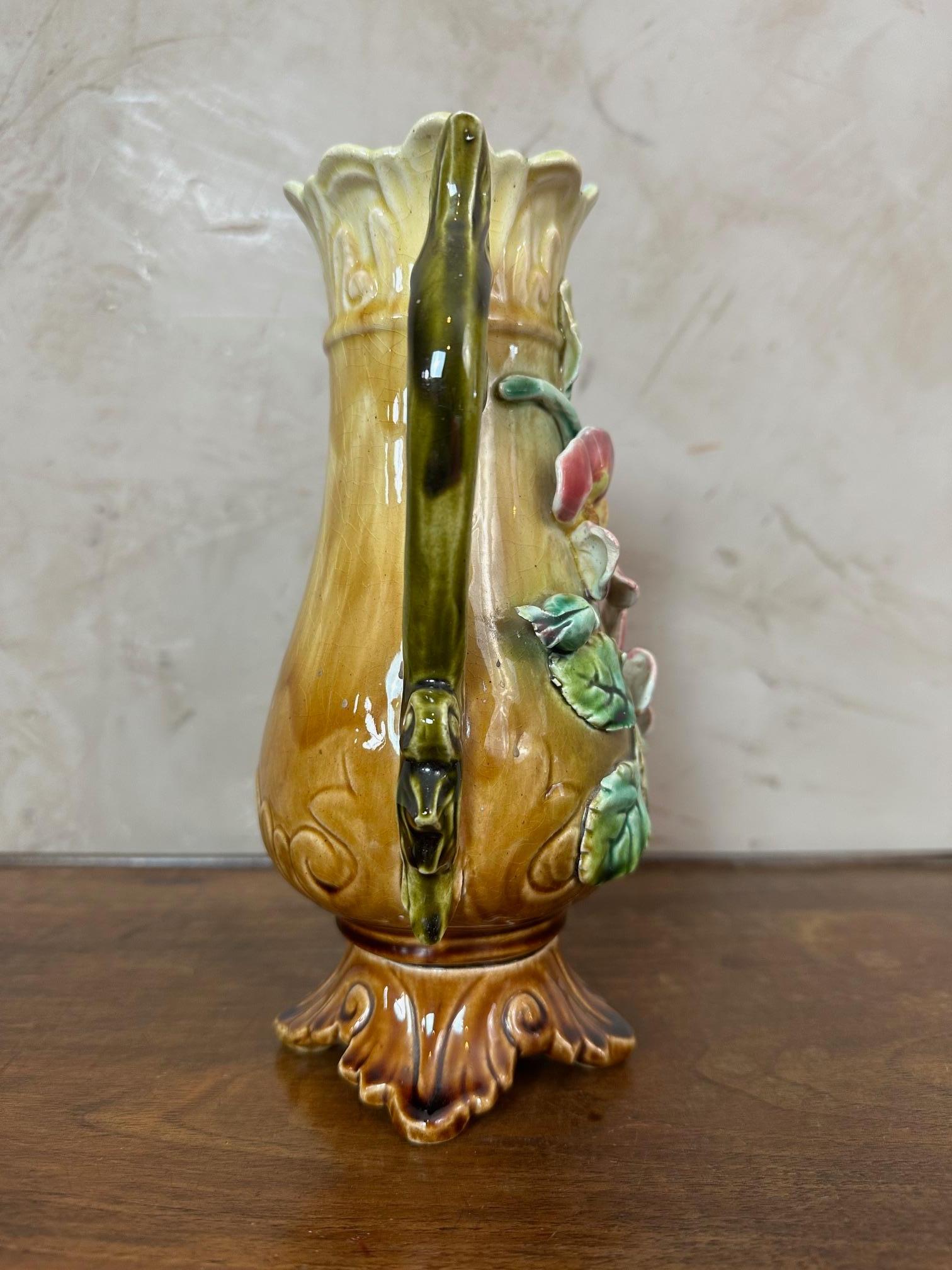 Vaso di Barbotine francese dell'inizio del XX secolo, 1900 in vendita 1