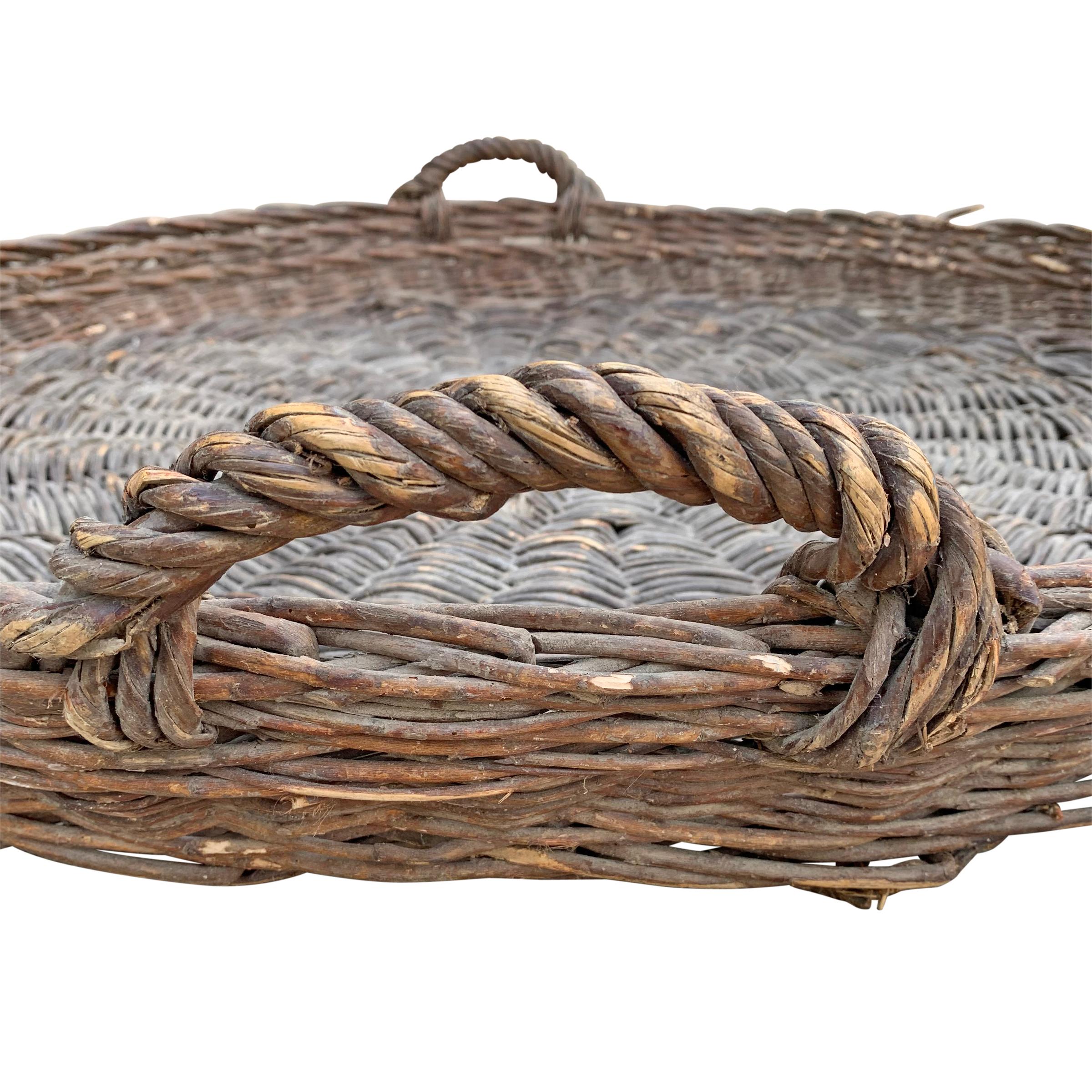 Rustic Early 20th Century French Basket