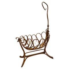 Early 20th Century French Bentwood Thonet Craddle, 1900s