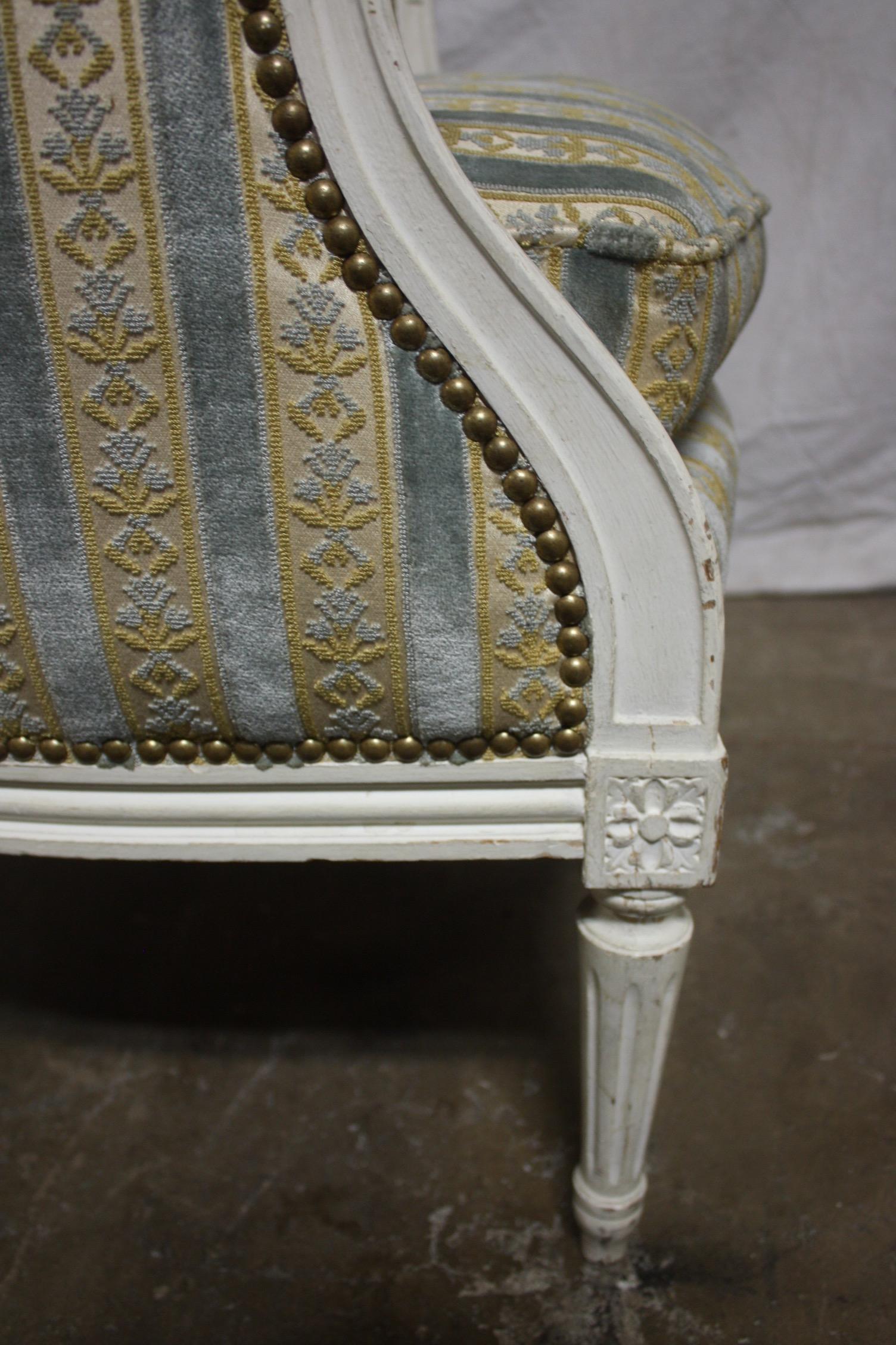 Early 20th Century French Bergère Chair 5