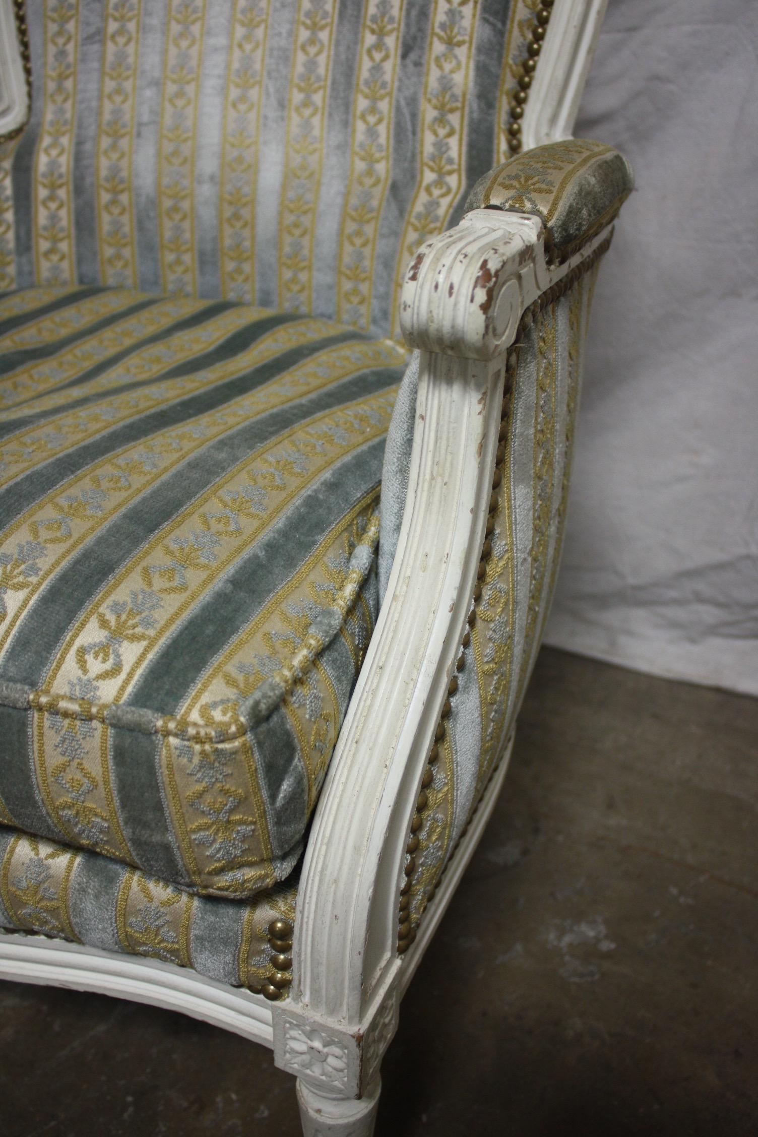 Early 20th Century French Bergère Chair 2