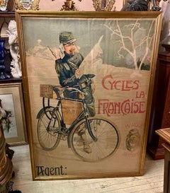 Early 20th Century French Bicycle Poster
