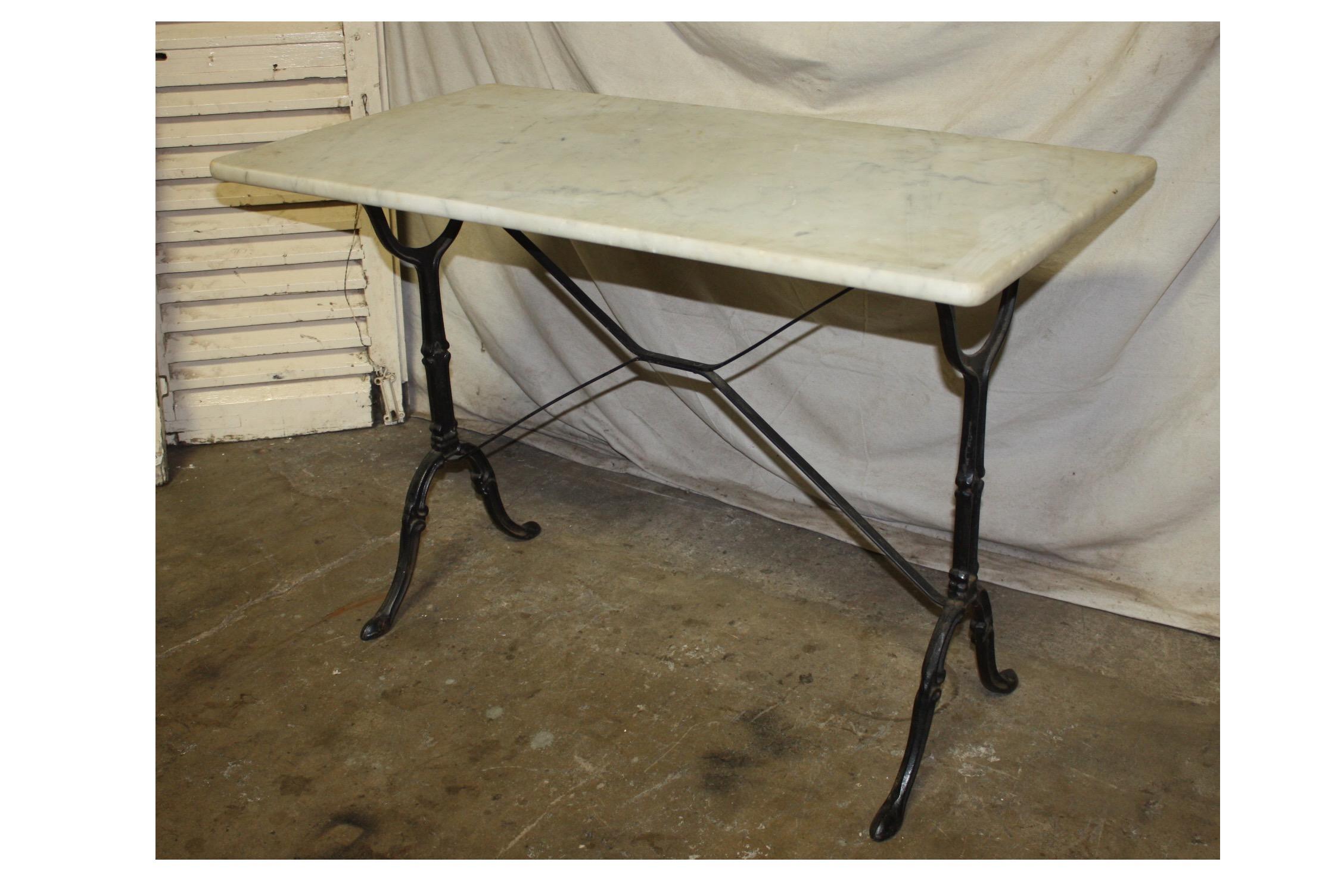 Early 20th Century French Bistro Table In Good Condition In Stockbridge, GA