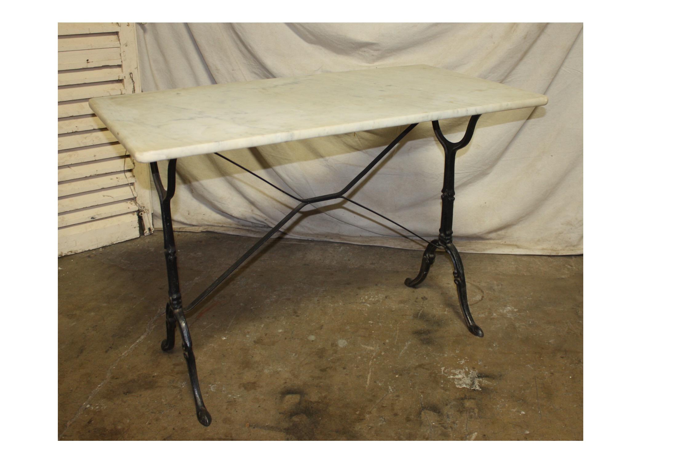 Early 20th Century French Bistro Table 5