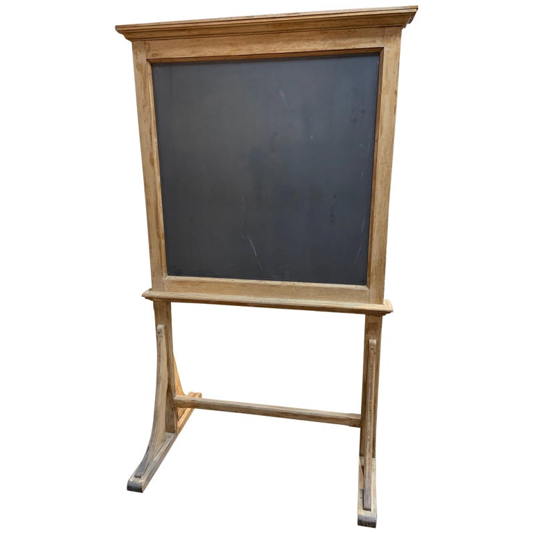Early 20th Century French Black Board, Chalkboard For Sale at 1stDibs