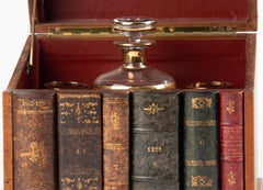Early 20th Century French Book Shaped Liquor Cabinet "Cave à Liqueur"