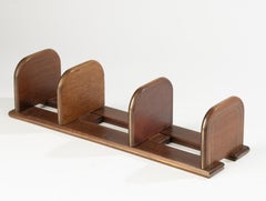 Early 20th Century French Book Shelve - Wood with Copper Trims