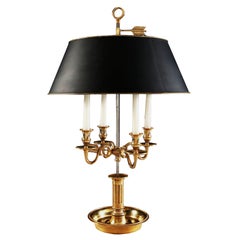 Early 20th Century French Bouillotte Lamp of Large Scale