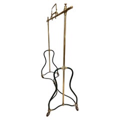 Early 20th Century French Brass and Metal Hotel Coat Hanger, 1900s