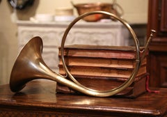 Early 20th Century French Brass "Cor de Chasse" Hunting Horn