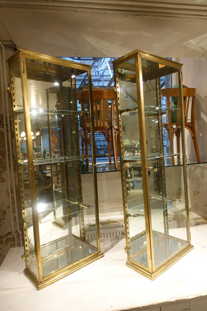 Early 20th Century, French Brass Display Cabinet 7