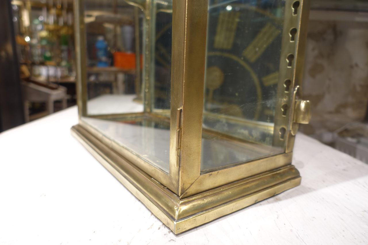 Early 20th Century French Brass Display Cabinet 5