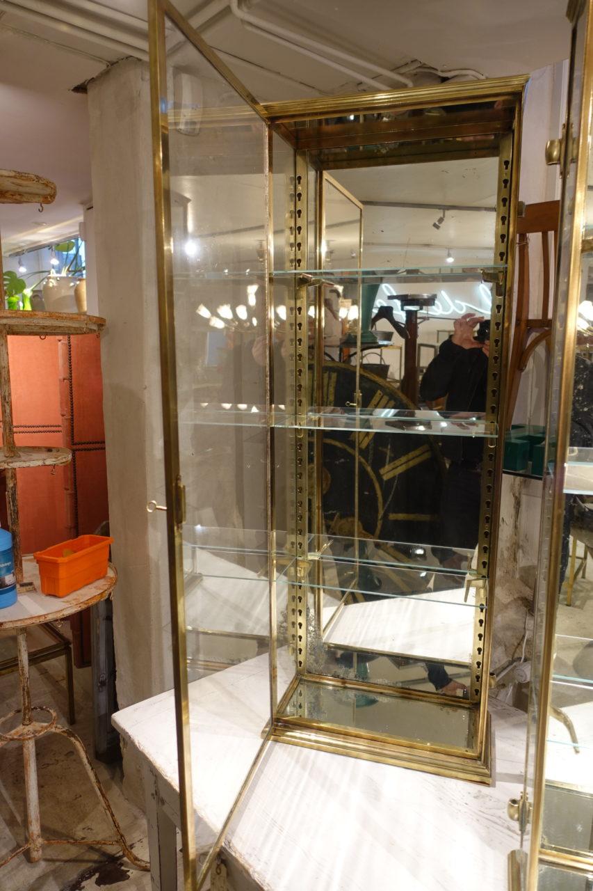 Early 20th Century, French Brass Display Cabinet 6