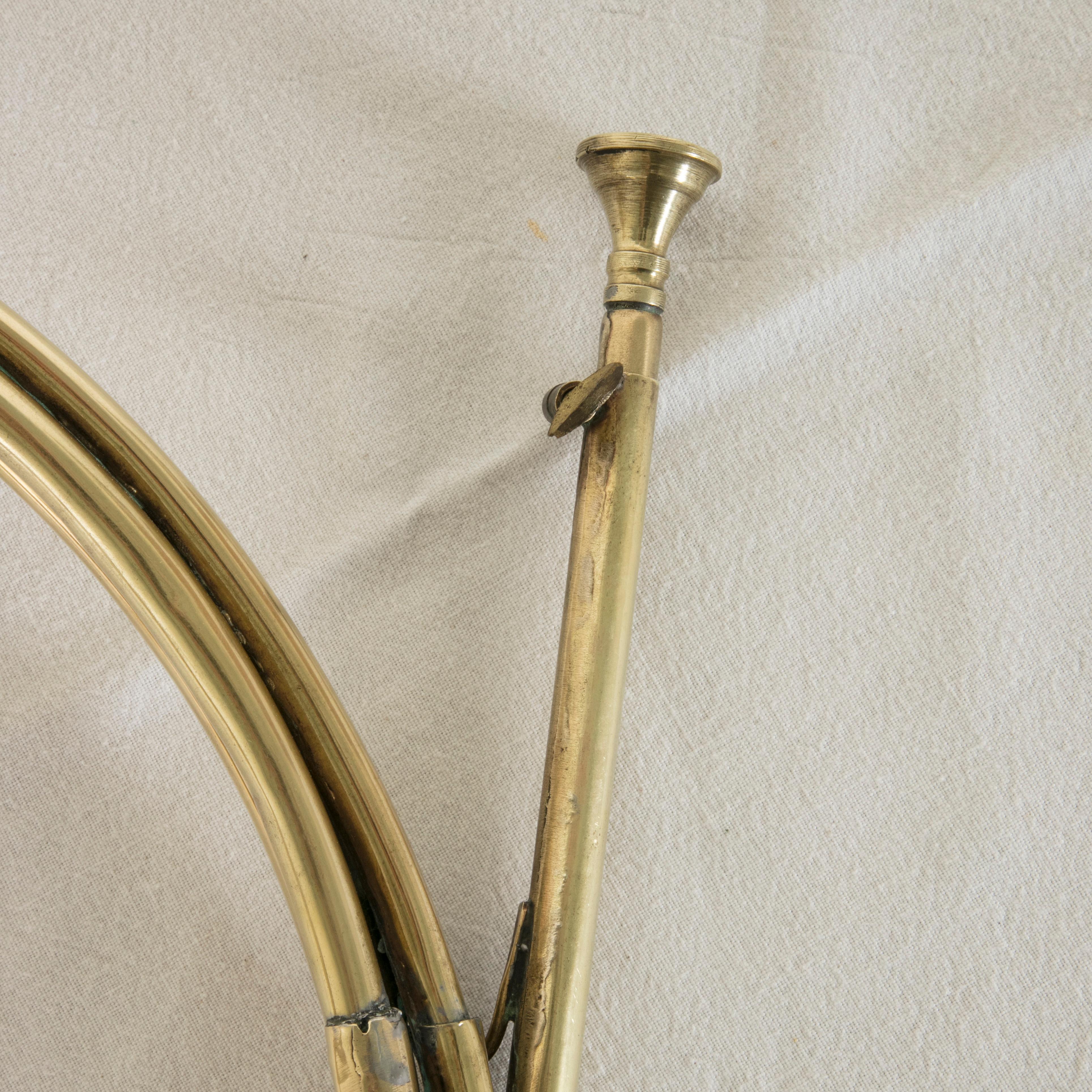Early 20th Century French Brass Hunting Horn from the Chateau de Chantilly 2