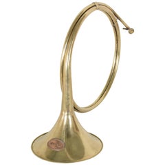 Early 20th Century French Brass Hunting Horn from the Chateau de Chantilly