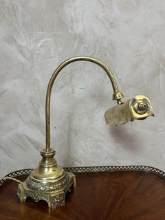 Early 20th century French Brass Table Lamp, 1900s