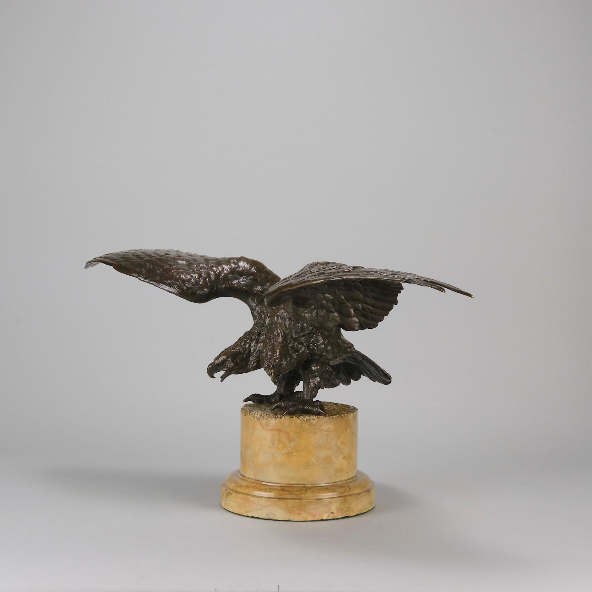 Bronzo francese dei primi del Novecento intitolato 