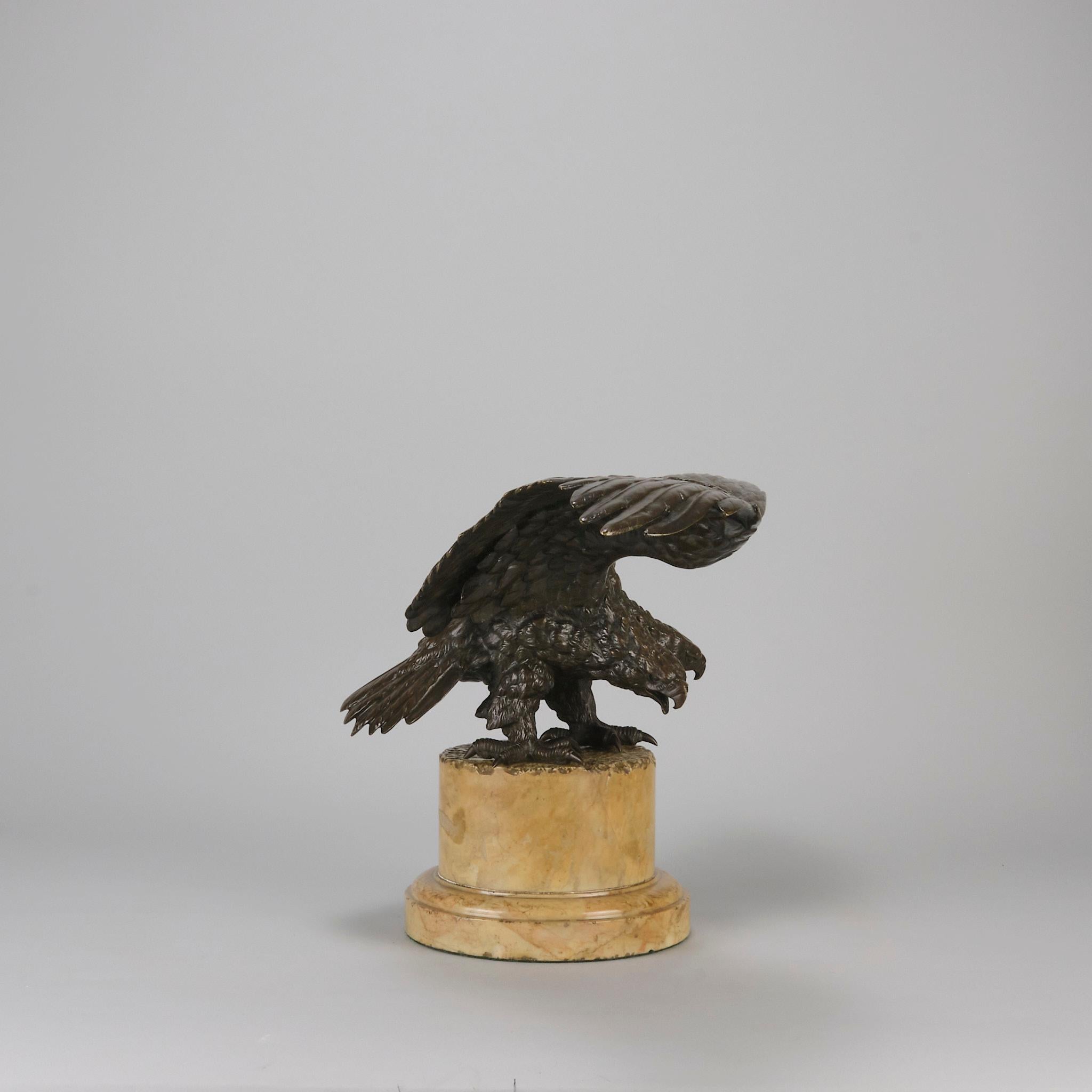 Art Déco Bronzo francese dei primi del Novecento intitolato 