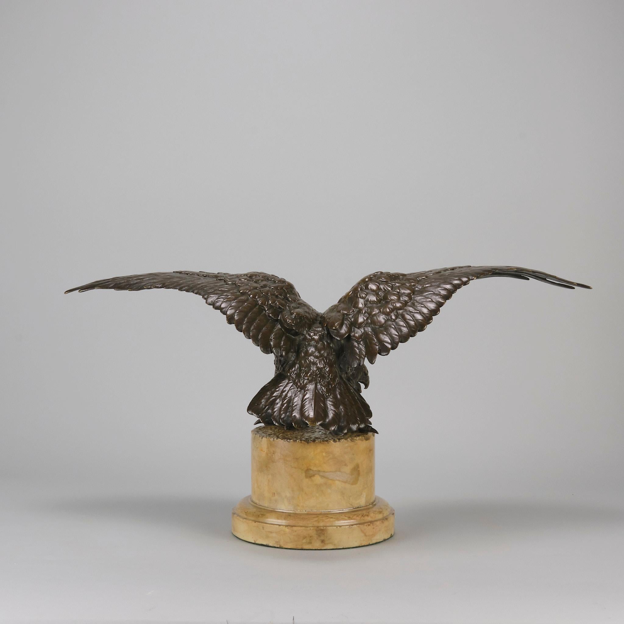 Bronze français du début du 20e siècle intitulé 